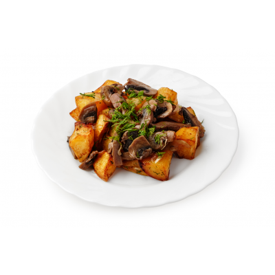 Картофель с грибами