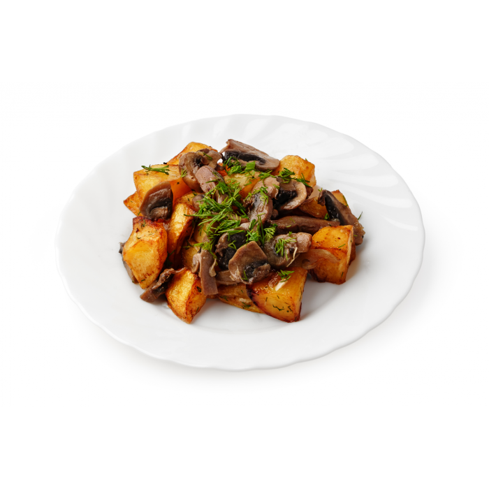 Картофель с грибами