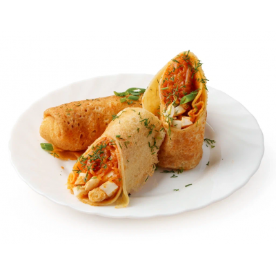 Блинчики с капустой и яйцом Блинчики с капустой и яйцом