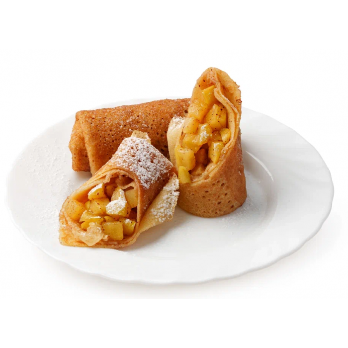Блинчики с яблоком и корицей Блинчики с яблоком и корицей