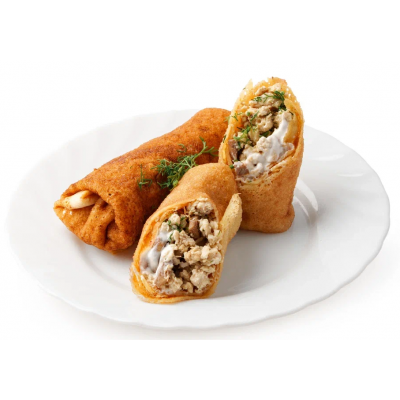 Блины с курицей и грибами Блины с курицей и грибами